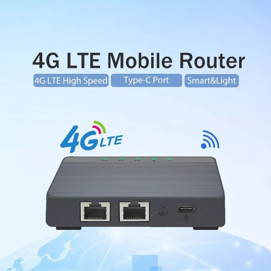 4G LTE Wireless WiFi Router 300Mbps CPE Hotspot with SIM Card