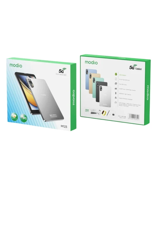 Brand New Modio Tablet PC M123 8GB RAM 512GB ROM