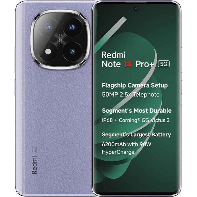 Brand New XIAOMI Redmi Note 14 Pro+ 5G - 6.67" (512GB/12GB) Dual SIM, 200MP, 6200mAh
