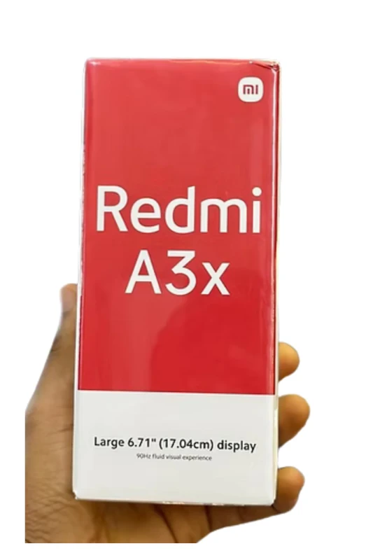 Brand New XIAOMI Redmi A3X – 64GB ROM, 3GB RAM, 5000mAh Battery, 8MP AI Camera