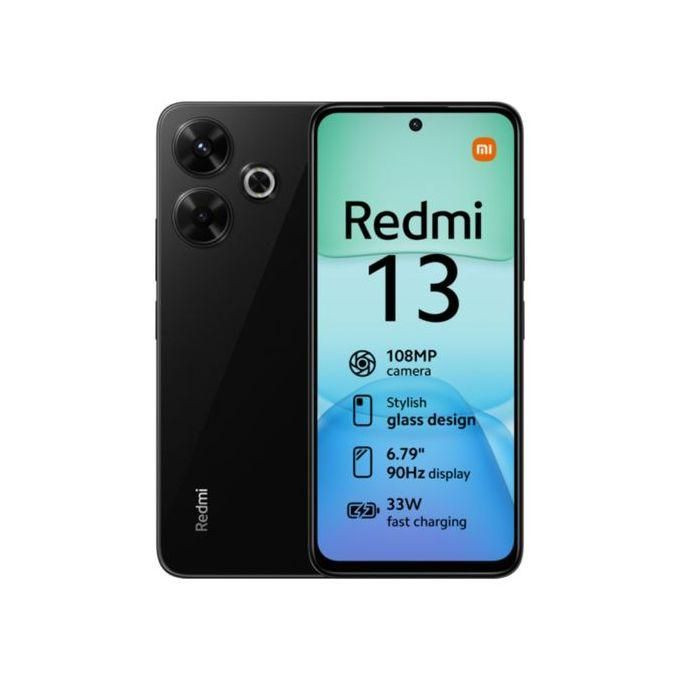 Brand New XIAOMI REDMI 13 6GB RAM- 128GB ROM- 5030MAH- MIDNIGHT BLACK