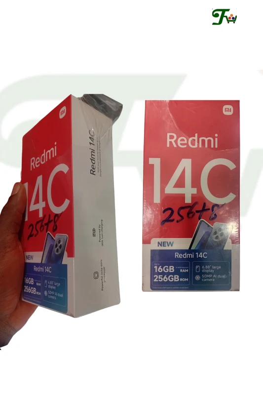 Brand New XIAOMI Redmi 14C - 256GB ROM, 8GB RAM (Expandable 13GB)