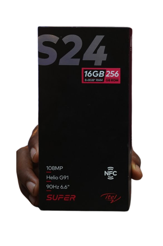 Brand New Itel S24 – 256GB Storage, 8GB RAM, 108MP Camera, 5000mAh