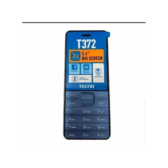 Brand New Tecno T372 Triple Sim Card, 2.4", 1150mAh,Deep Blue